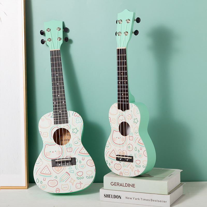 Barns Ukulele Pedagogisk Modell Lättspelad Design 11