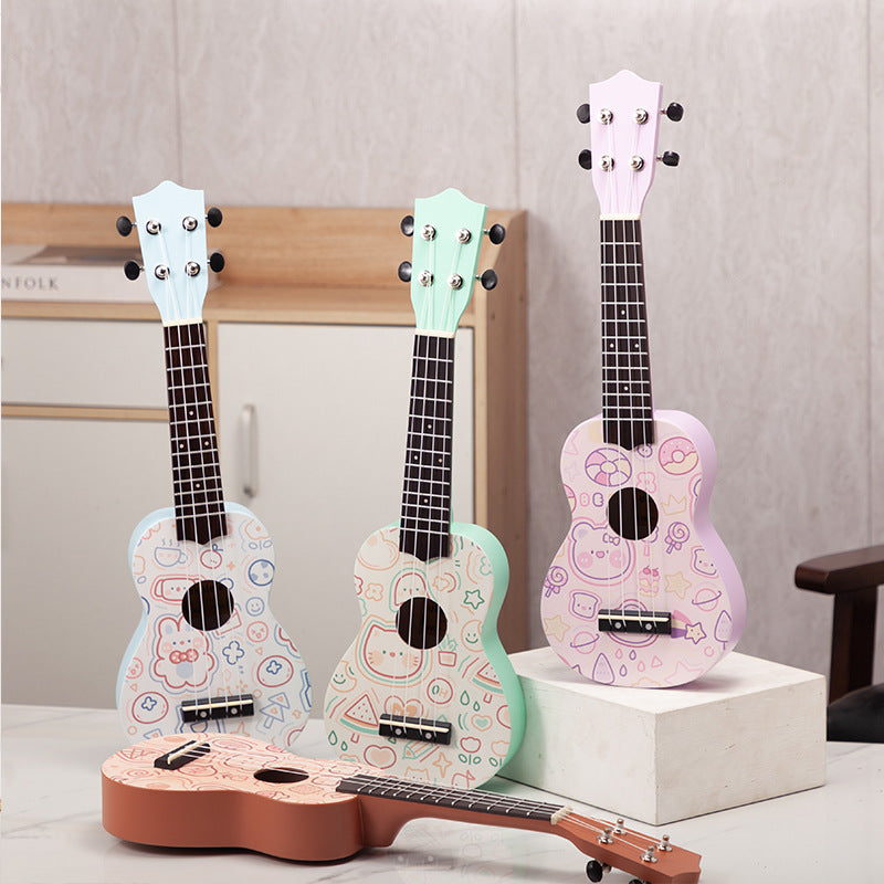 Barns Ukulele Pedagogisk Modell Lättspelad Design 3