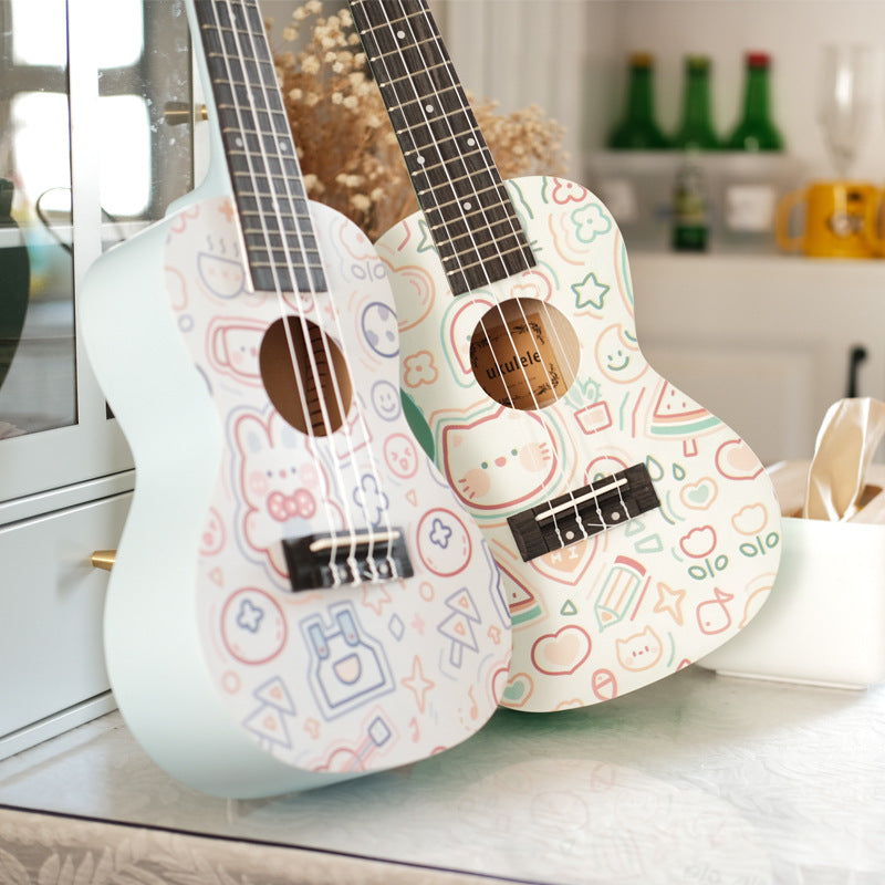 Barns Ukulele Pedagogisk Modell Lättspelad Design 7