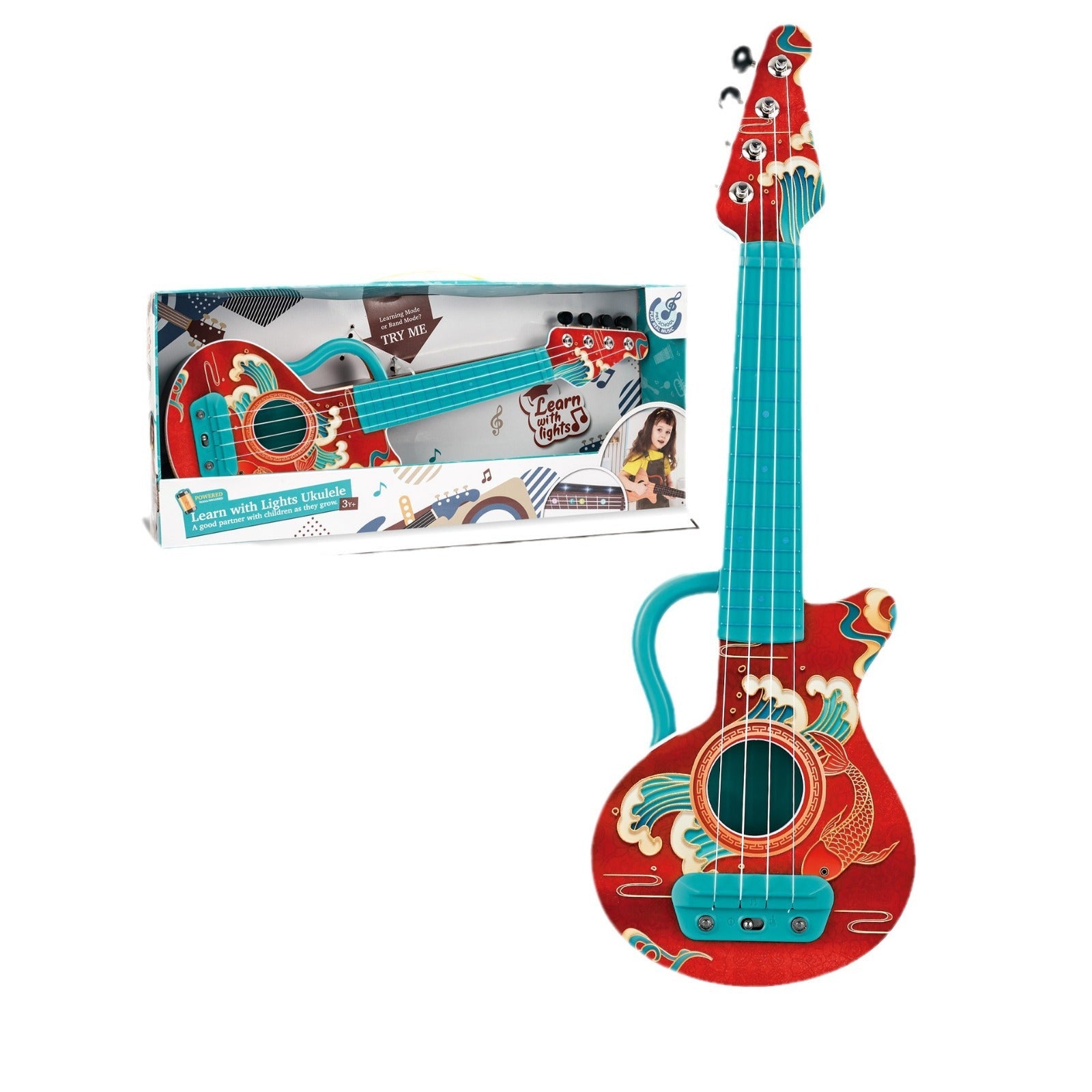 Barns Ukulele med Lärande Funktioner 3