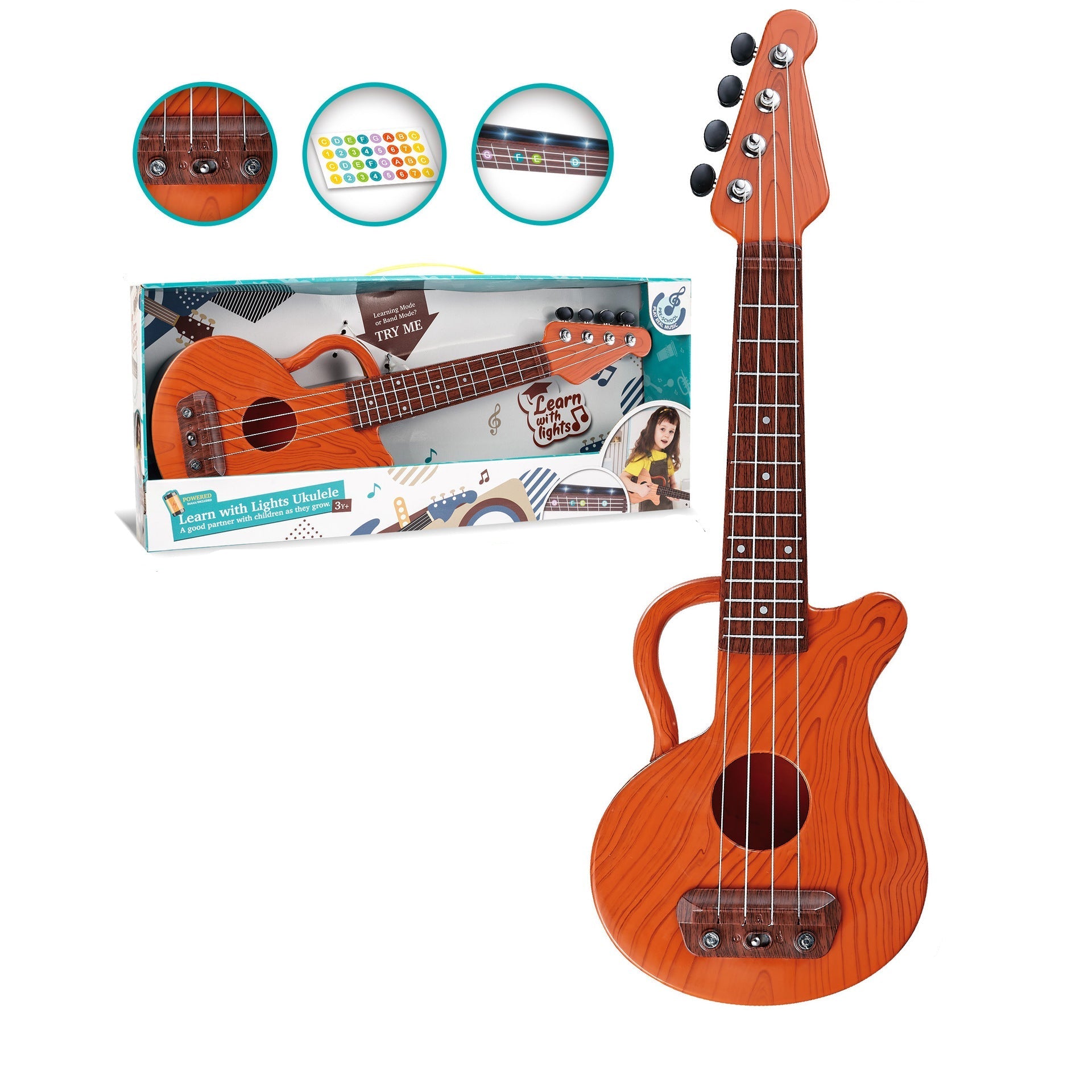 Barns Ukulele med Lärande Funktioner 4