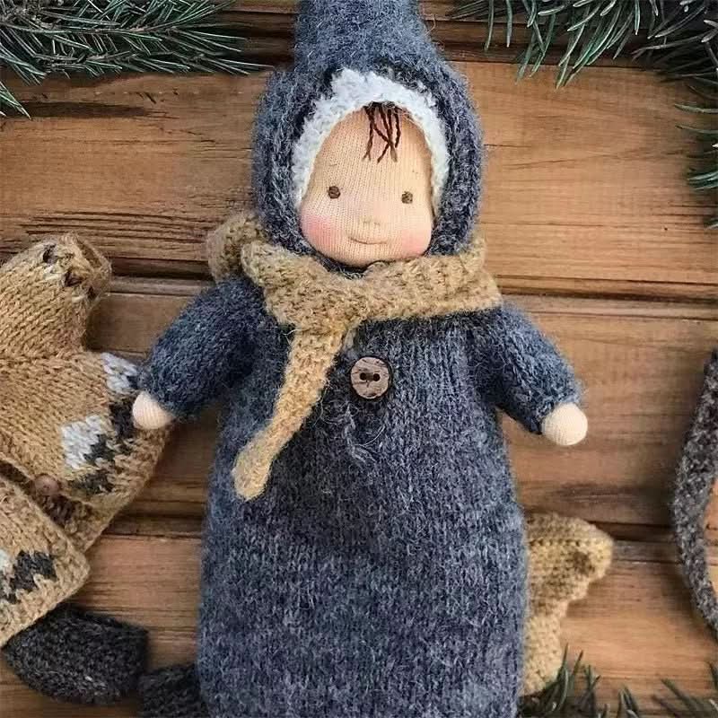 Barns Waldorfdocka Med Tillbehör För Kreativ Lek 7