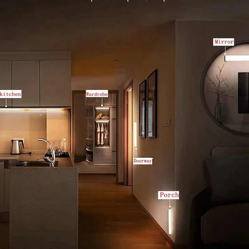 Batteridriven LED Lampa med Rörelsedetektor för Hemmet 3