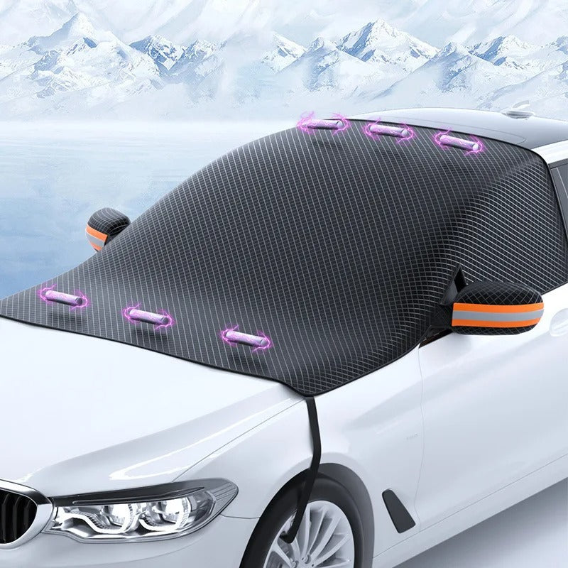 Bilskydd Magnetiskt För Vinterbruk - Året Rundt Skydd Mot Snö, Regn Och UV-Strålar 0