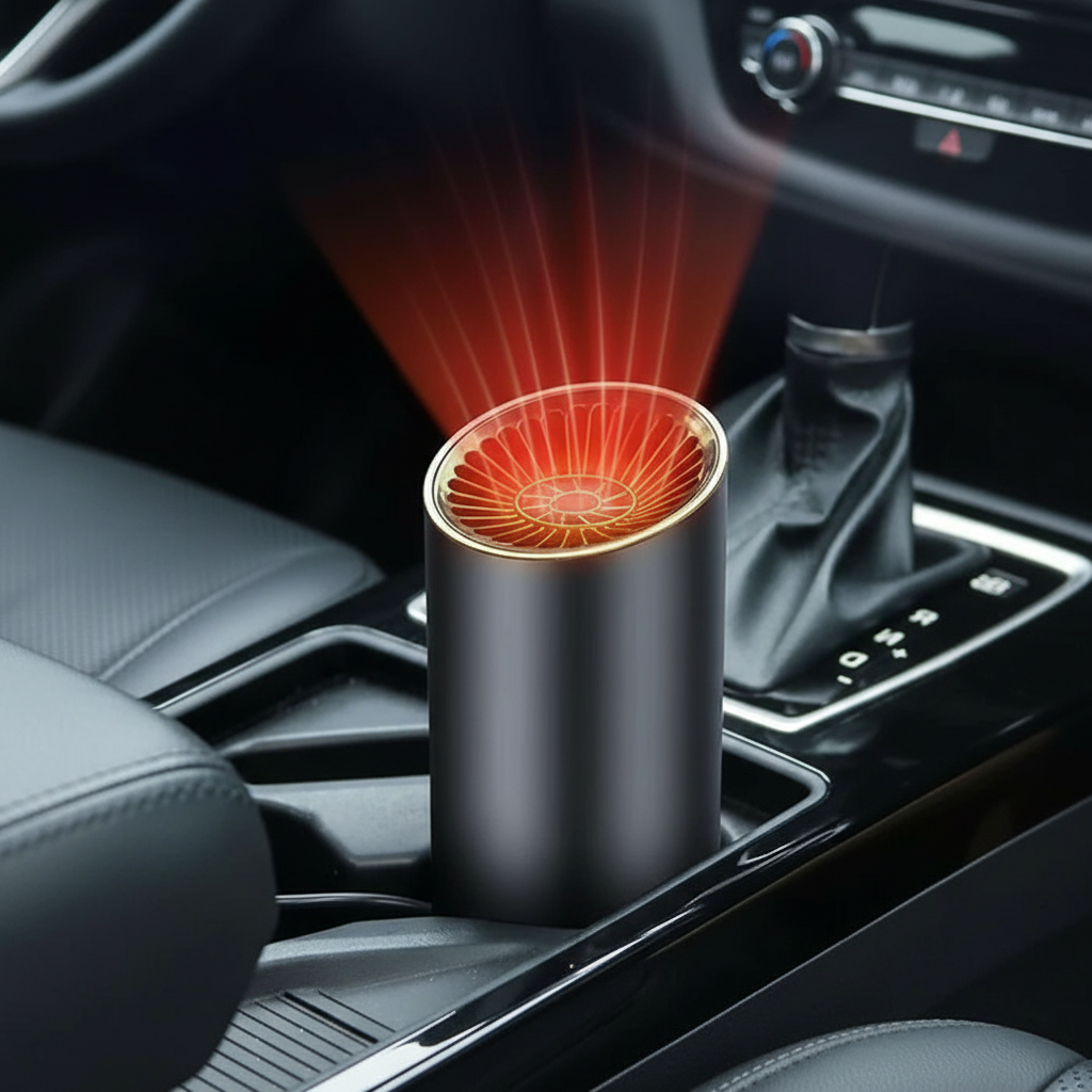 Bilvärmare med Koppformad Design och Roterbar Plugg 1