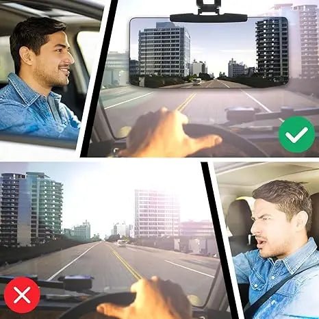 Bländningsskydd för Bil med Dag- och Nattfilter 1