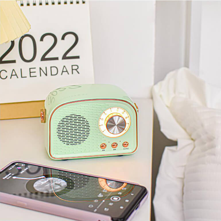Bluetooth-högtalare med Retro Design för Hemmet 3