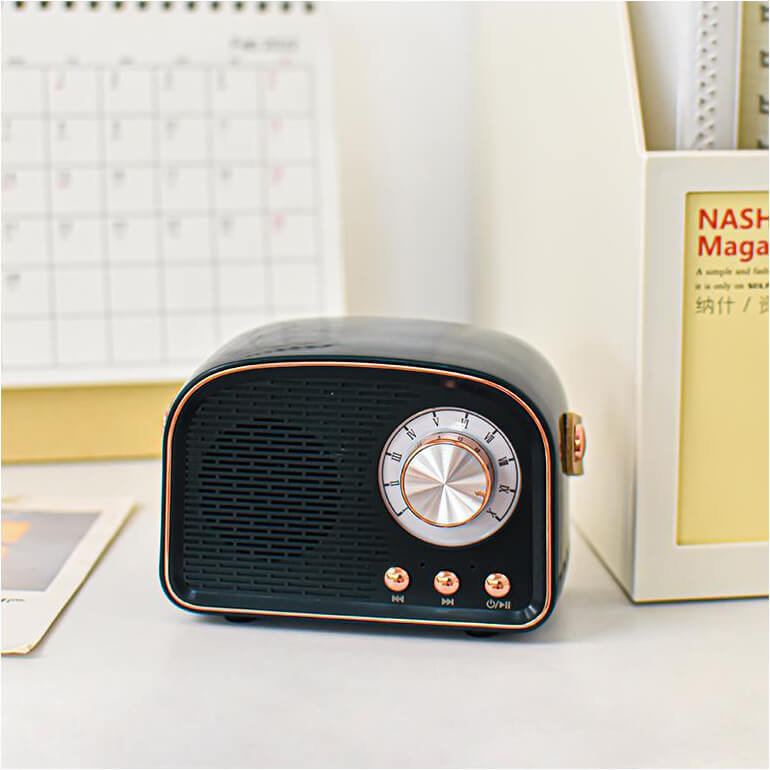 Bluetooth-högtalare med Retro Design för Hemmet 5