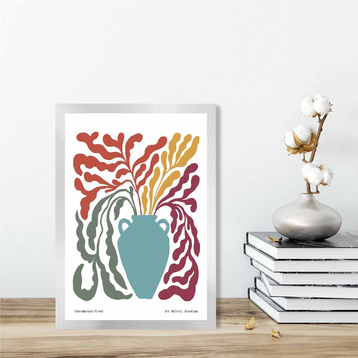 Boho Blommotiv Poster för Väggdekoration 2