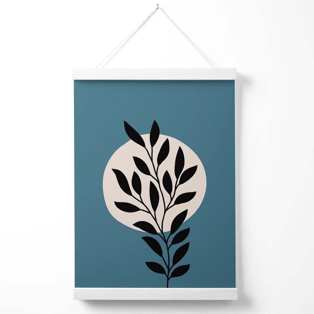 Boho Grafisk Blommig Affisch med Hängare 2