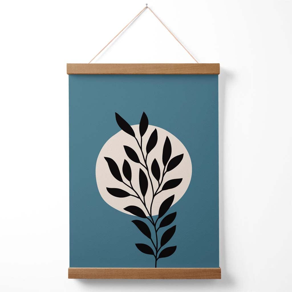 Boho Grafisk Blommig Affisch med Hängare 3