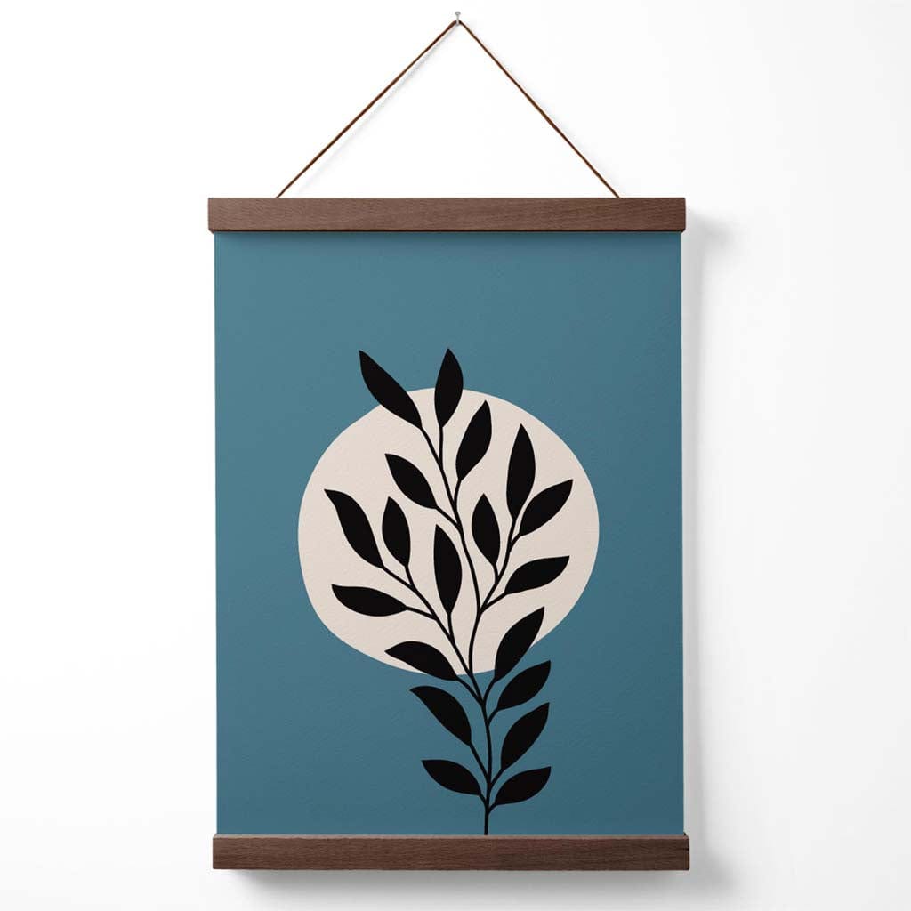 Boho Grafisk Blommig Affisch med Hängare 4