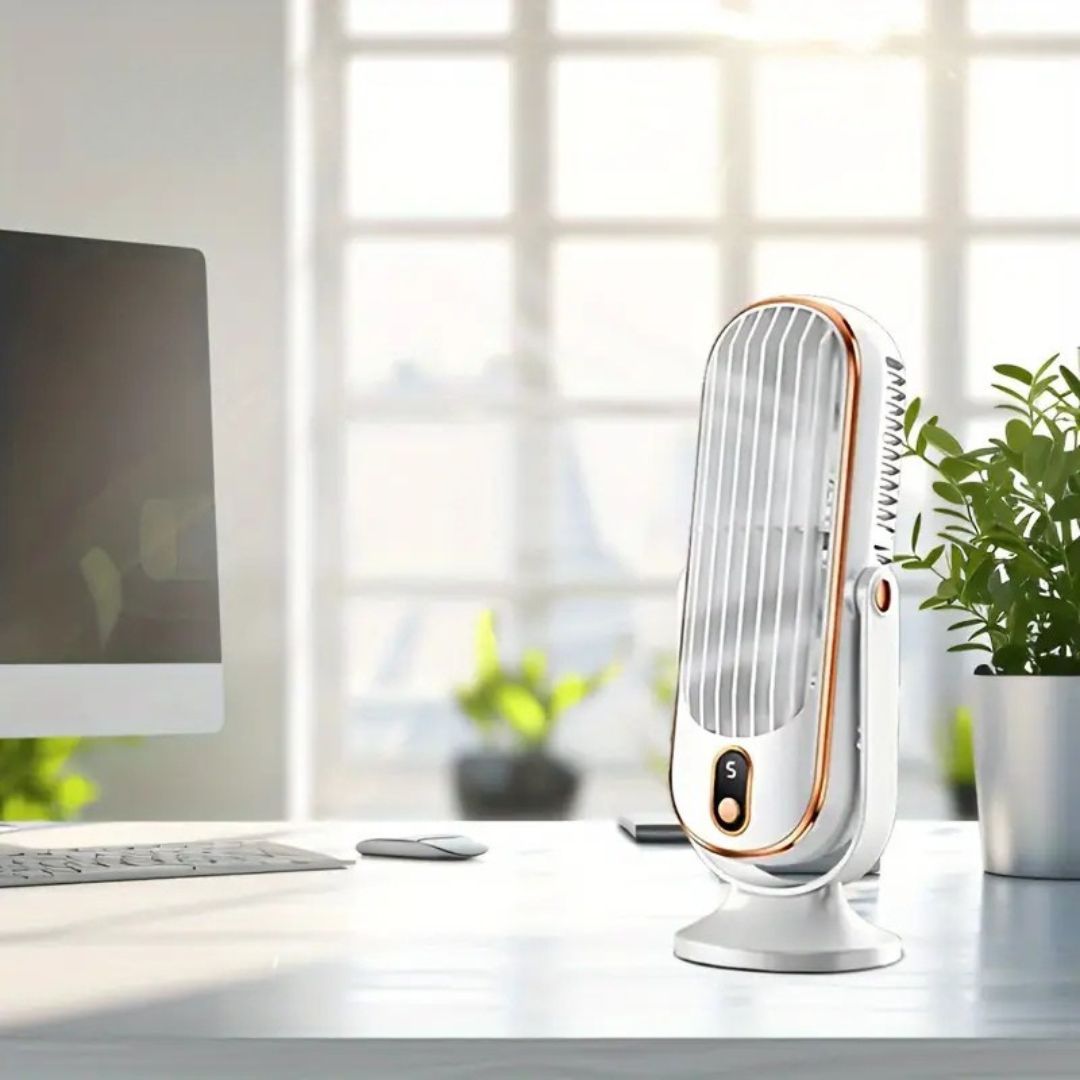 Bordfläkt USB Tyst Drift Kompakt Design för Hem och Kontor 6