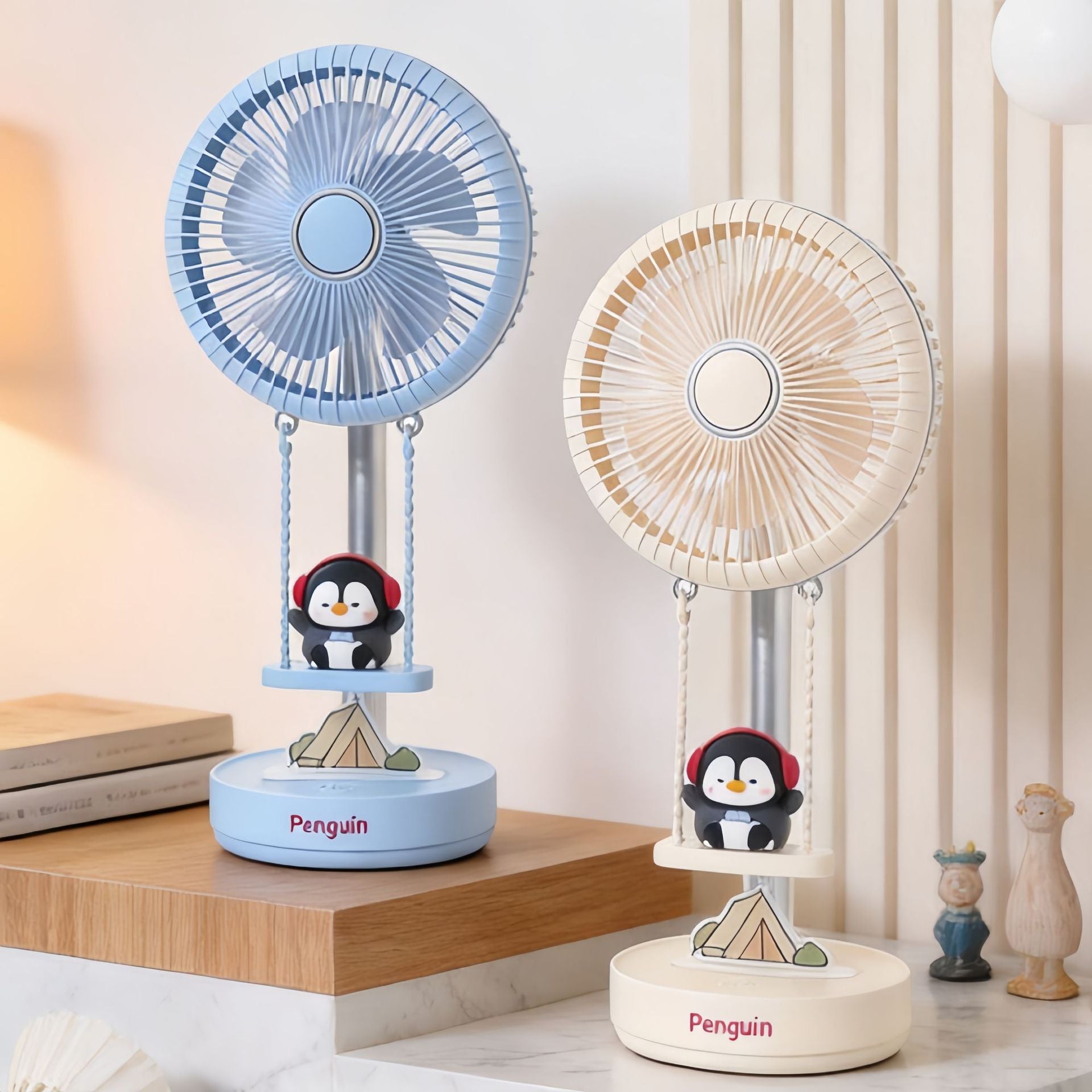 Bordsfläkt med Djurmotiv Kompakt Design för Hem och Kontor 3