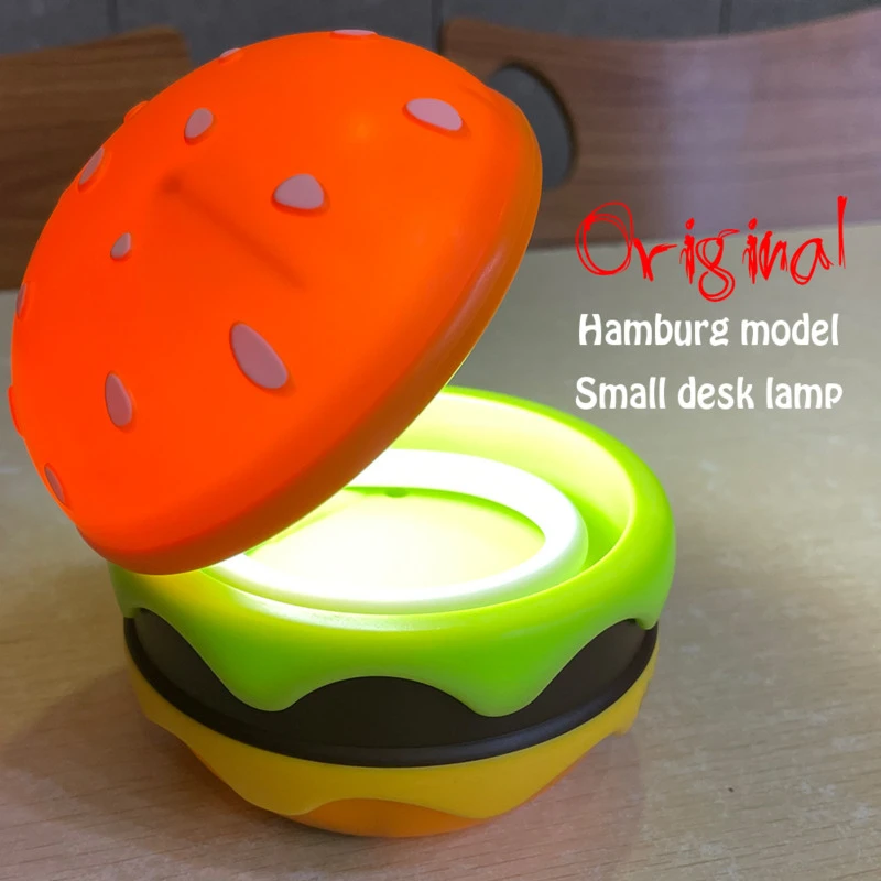 Bordslampa Batteridriven Hamburgerdesign Justerbar 2