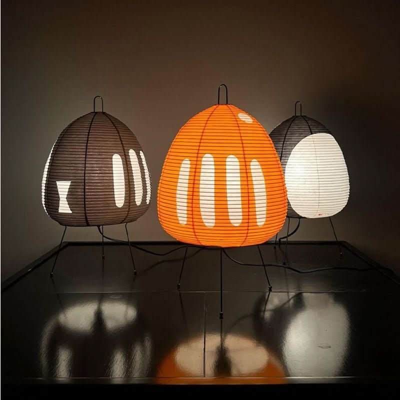 Bordslampa Japansk Design med Rispapperskärm för Mysig Atmosfär 1