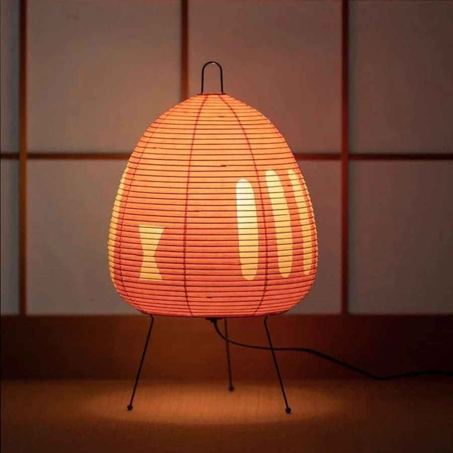 Bordslampa Japansk Design med Rispapperskärm för Mysig Atmosfär 11