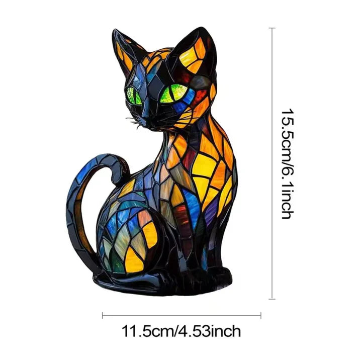 Bordslampa Katt Design Handgjord för Mysig Atmosfär
