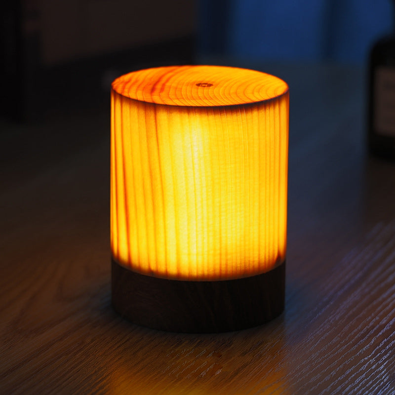 Bordslampa LED med Touchkontroll och Trädesign 11