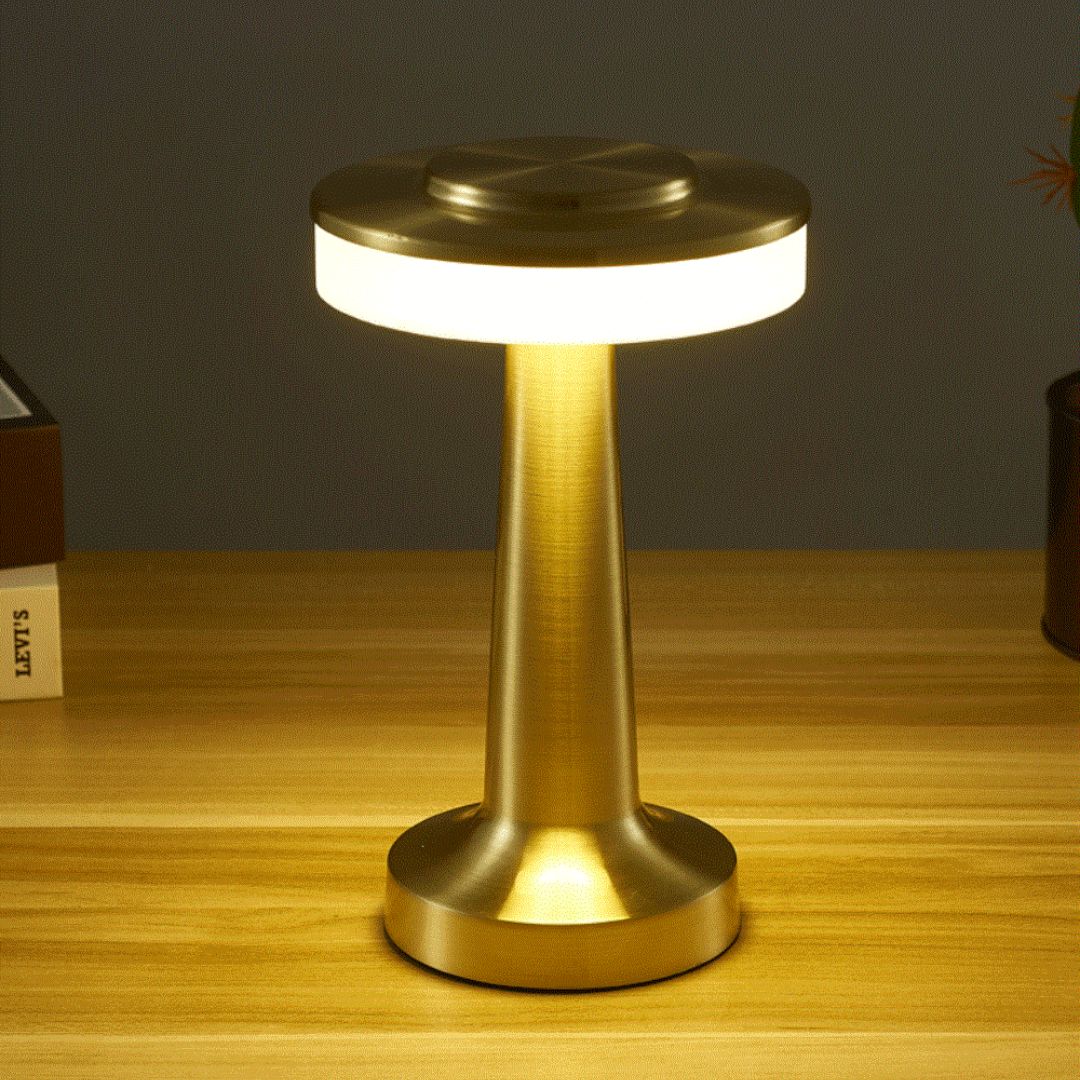 Bordslampa Retro Bar Design Dimbar USB-laddning Tidlös Stämningsbelysning 3