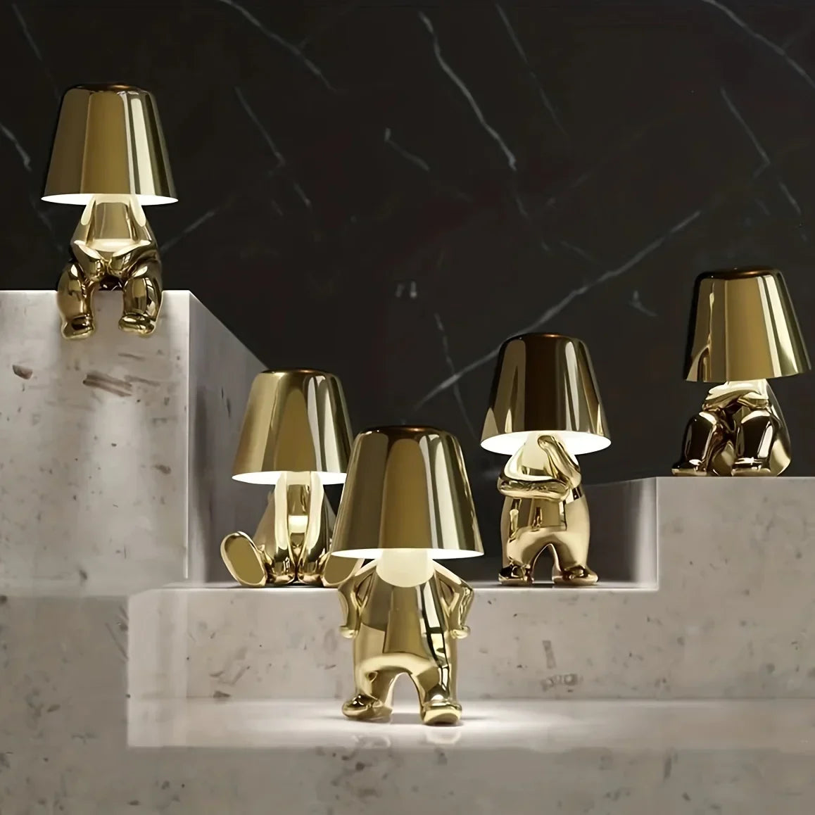 Bordslampa Skulpturstil Modern För Vardagsrum 2