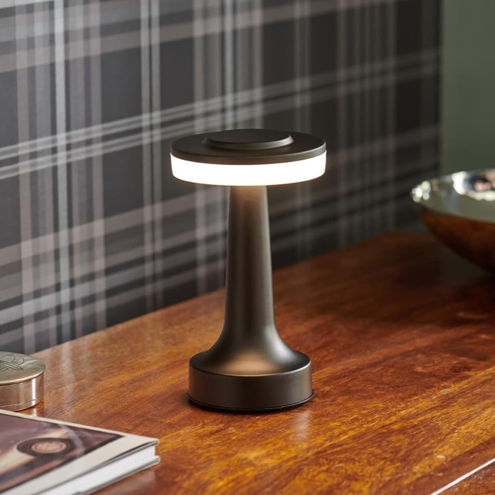 Bordslampa Trådlös Retro Dimbara Batteridriven Design för Hem och Arbetsplats 6