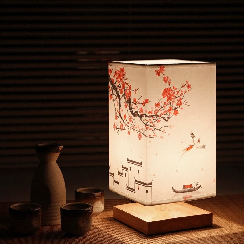 Bordslampa i Japansk Skandinavisk Stil 1