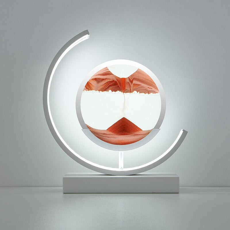 Bordslampa med 3D Sandskål 15