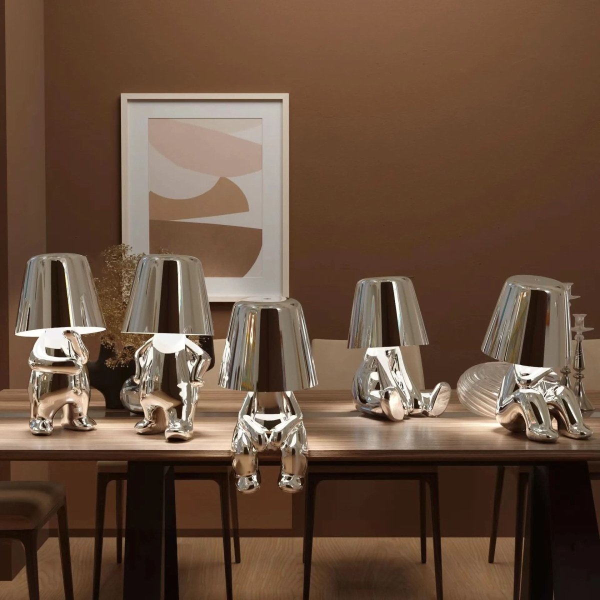 Bordslampa med Dimbara LED-lampor 8
