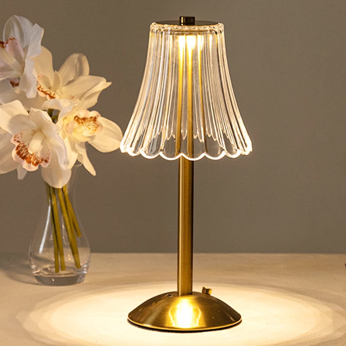 Bordslampa med Guldkristall och Pekkontroll för Modern Stil 4