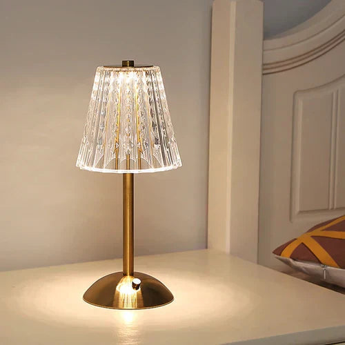 Bordslampa med Guldkristall och Pekkontroll för Modern Stil 7