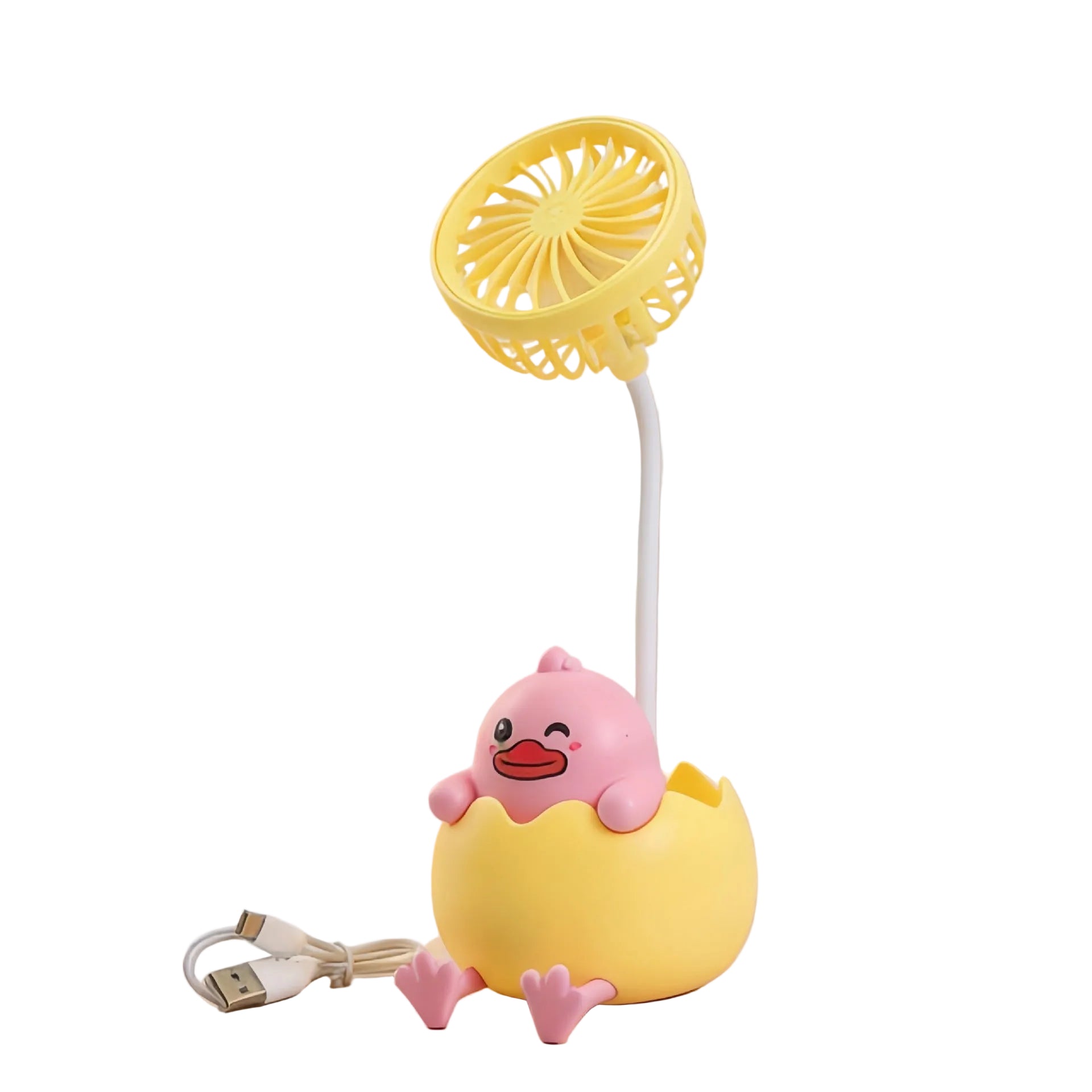 Bordslampa med Integrerad Fläkt Justerbar Belysning Charmig Design 0