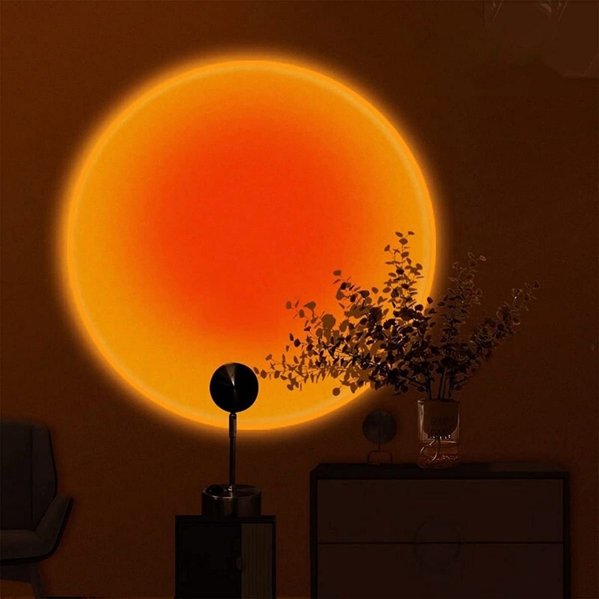 Bordslampa med Solnedgångsdesign 0