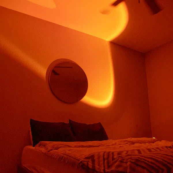 Bordslampa med Solnedgångsdesign 3