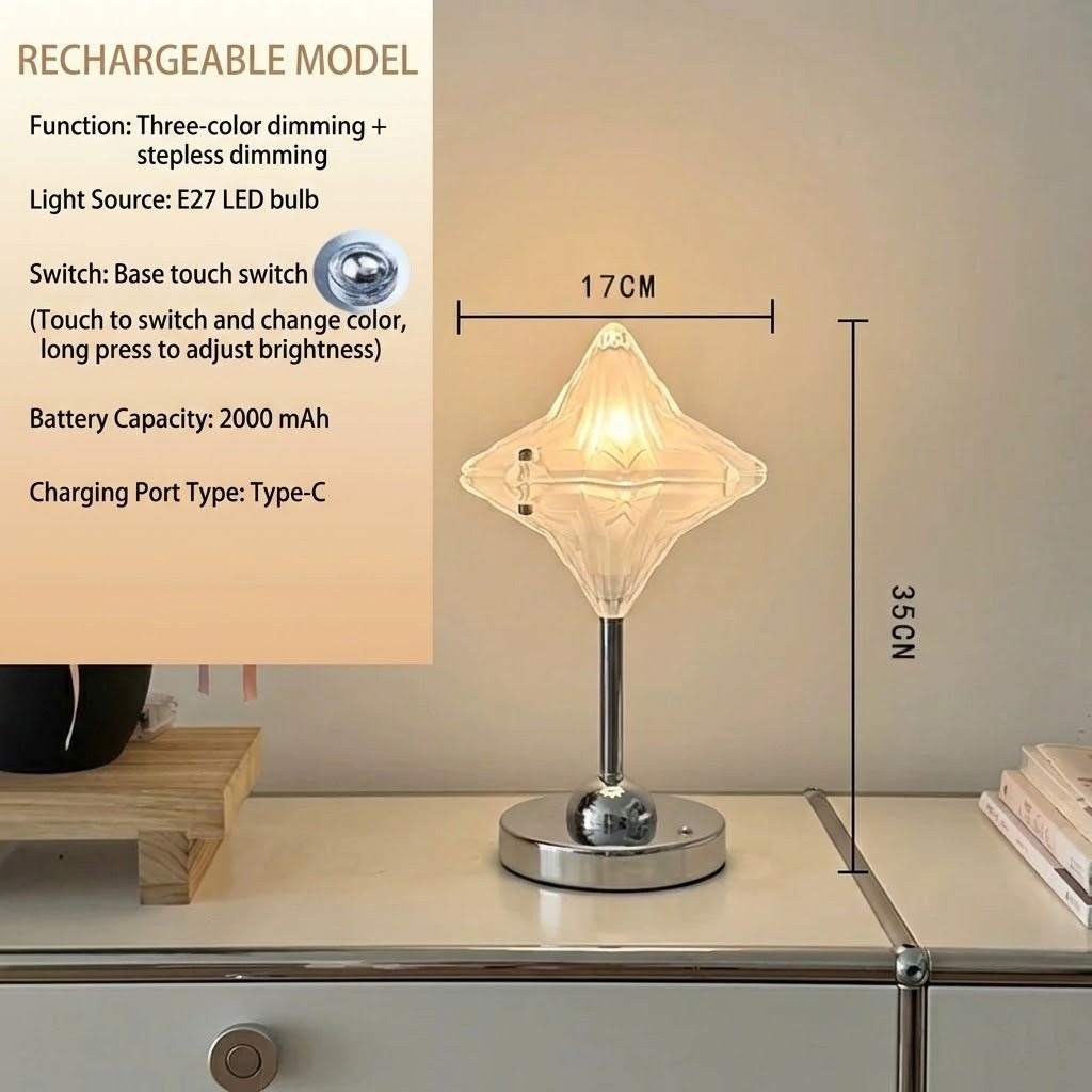 Bordslampa med Stjärninspirerad Design 4