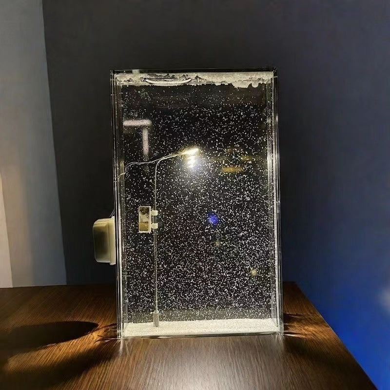 Bordslampa med vintertema 6