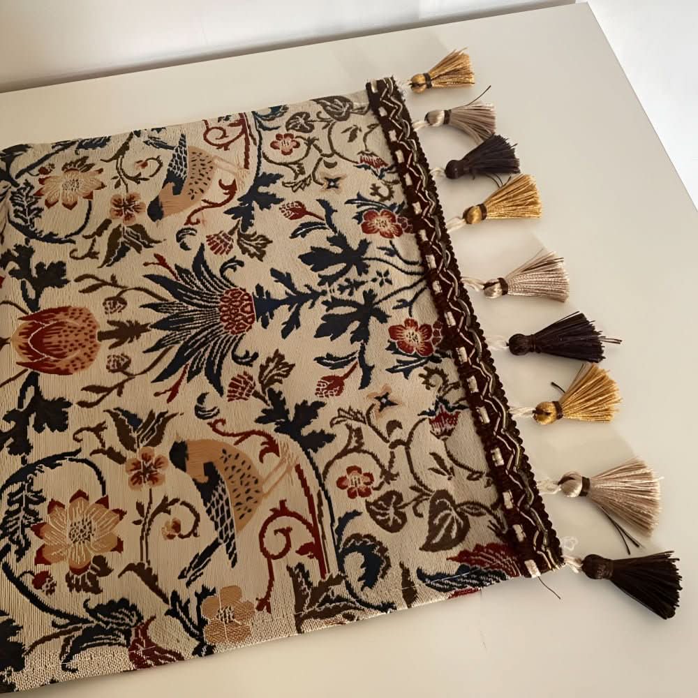 Bordslöpare med Blom- och Fågelmotiv 7