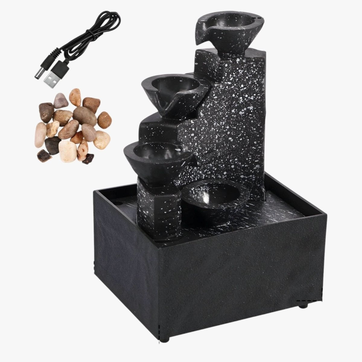 Bordsvattenfallsfontän för Avkoppling 4