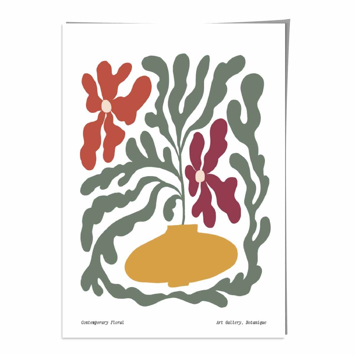 Botanisk Affisch Boho Stil 0