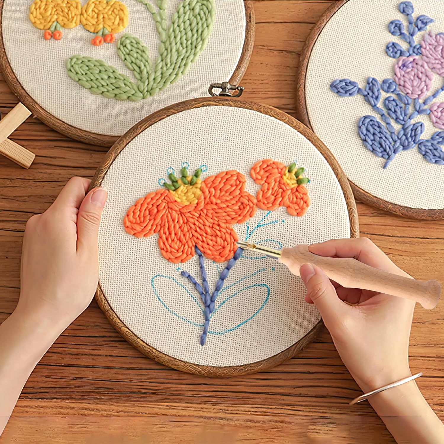 Broderi Nålset för Kreativa Projekt 0