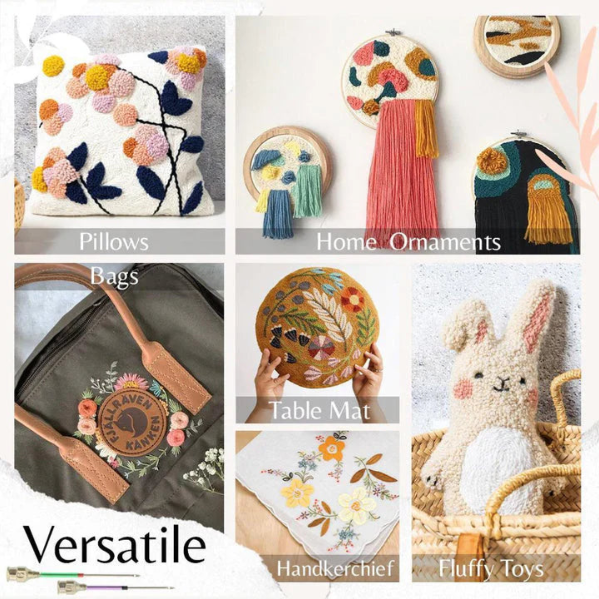 Broderi Nålset för Kreativa Projekt 7