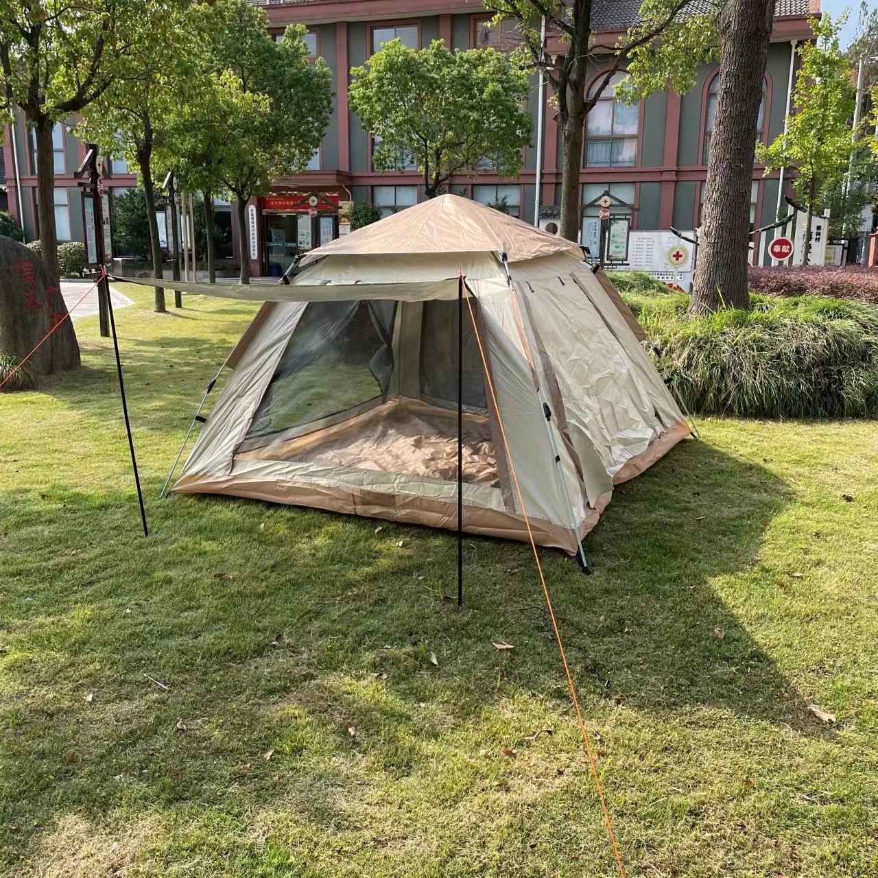 Campingtält Dubbelväggigt Rymligt för Upp till Åtta Personer 3
