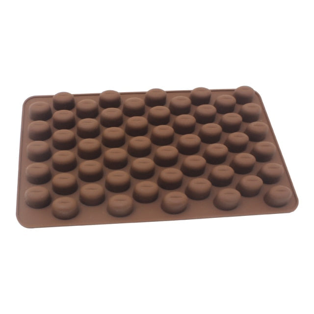 Chokladform Hjärta Blomma Silikon 18