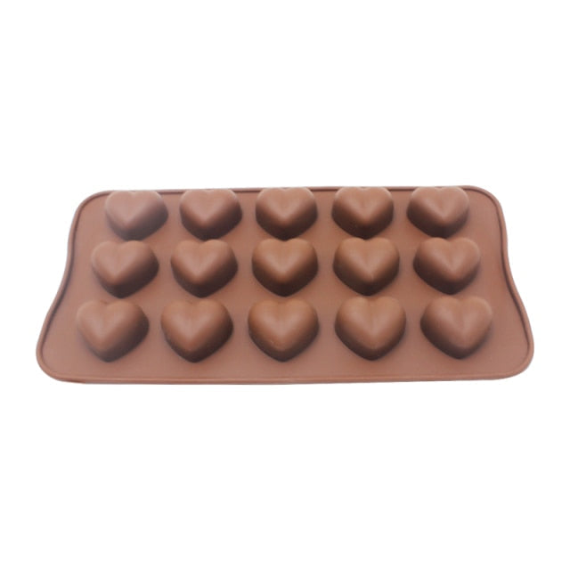 Chokladform Hjärta Blomma Silikon 20