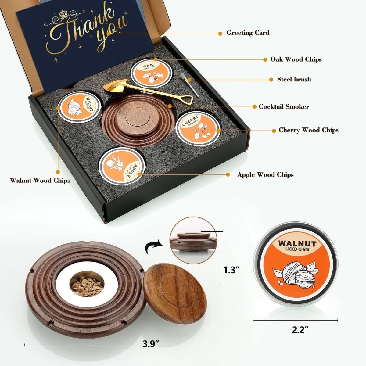 Cocktail Smoker Set för Whisky och Bourbon 2