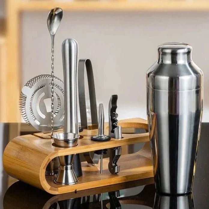 Cocktailset för Mixologi - 10-delat Set i Rostfritt Stål 3