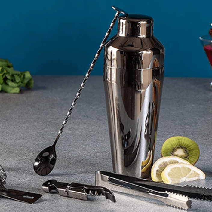 Cocktailset för Mixologi - 10-delat Set i Rostfritt Stål 4