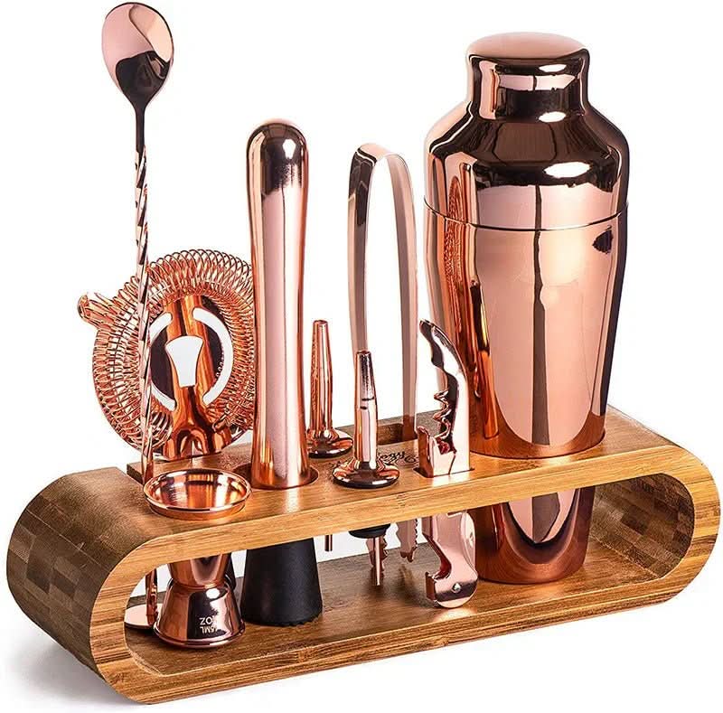 Cocktailset för Mixologi - 10-delat Set i Rostfritt Stål 8