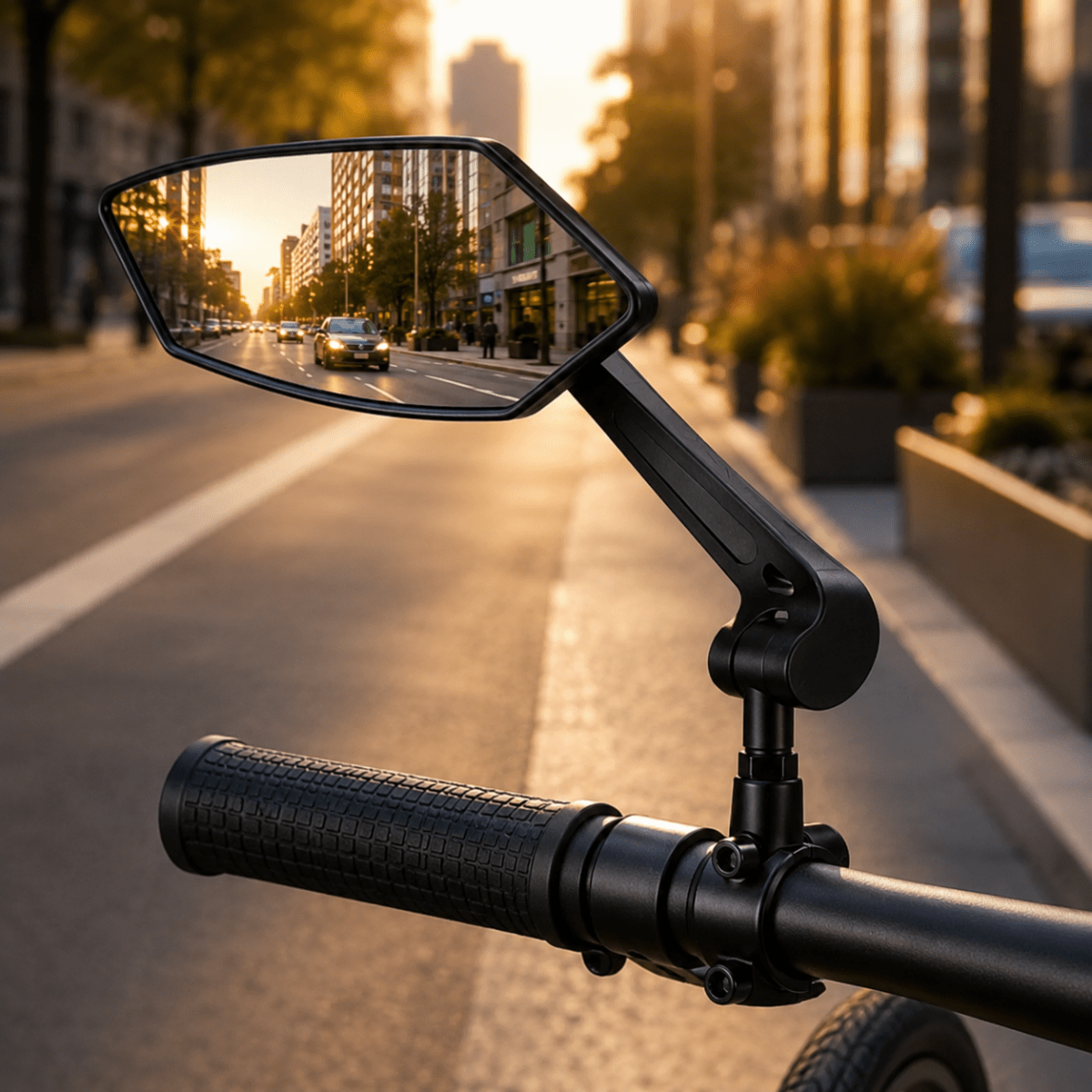 Cykelbackspegel Justerbar med Vidvinkel 0