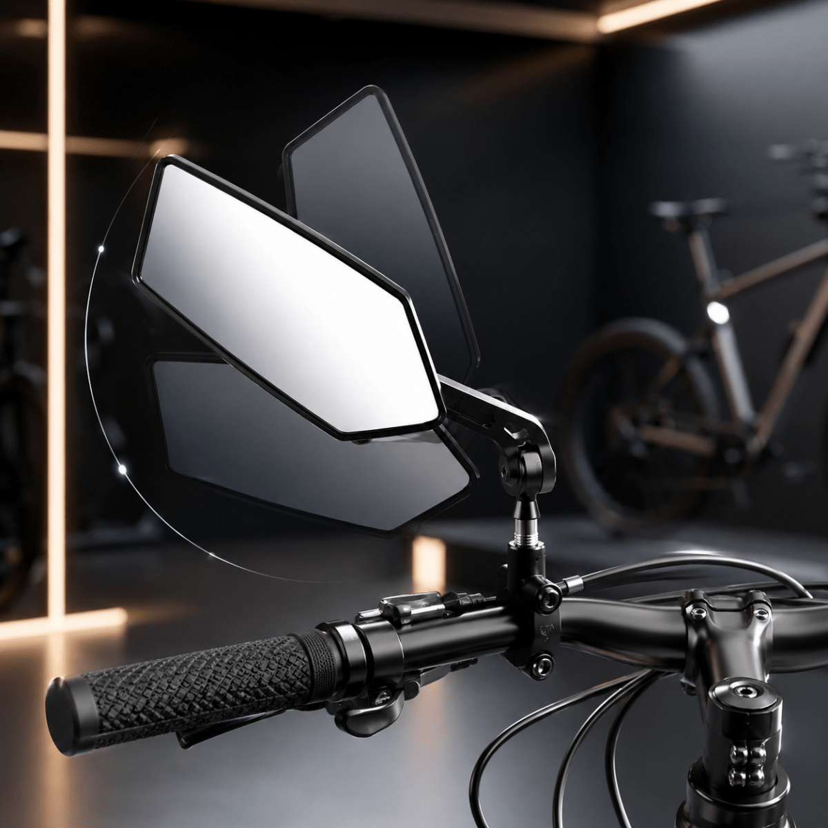 Cykelbackspegel Justerbar med Vidvinkel 6